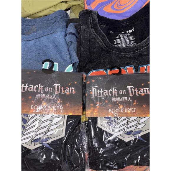 Attack on titan boxer briefs size small 2 Packs New In Package - Picture 3 of 7